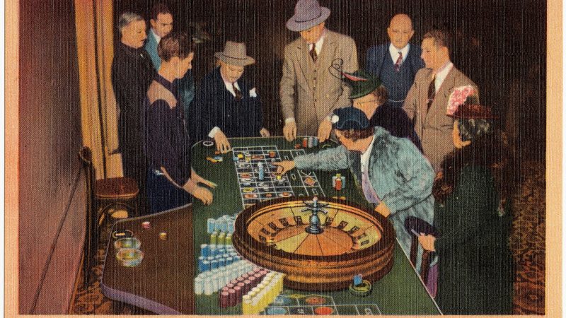 Người chơi tại bàn roulette